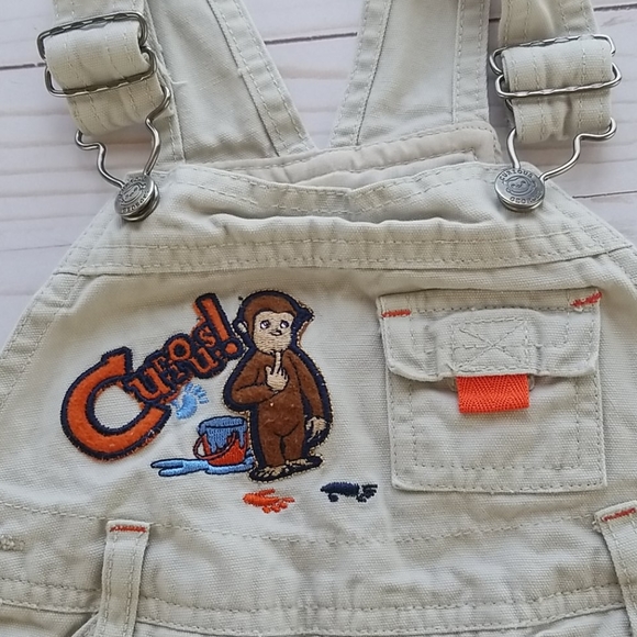 Curious George Other - Curious George Shorts Overalls